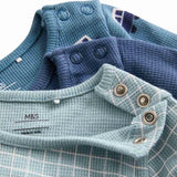 M&S car print baby bodysuits 9-12 months, imported from the UK