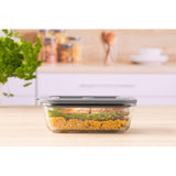 Kilner rectangle glass storage container 0.63 litre, UK version