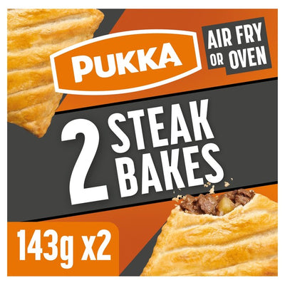 Pukka Steak Bakes Gefrorene Pastete 286g