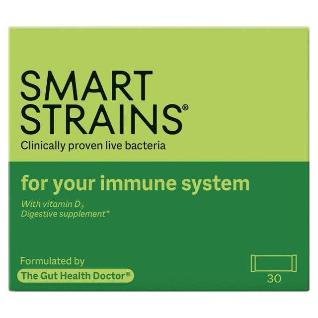 Smart Strains immunity probiotic supplement 30 sachets (British brand)