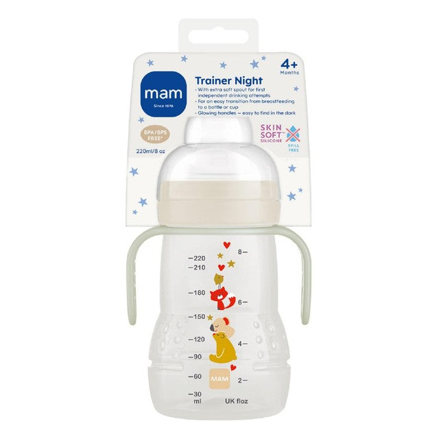 MAM Trainer Night baby trainer cup 220ml, imported from the UK