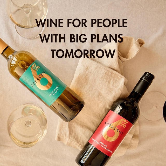 6Percent Sauvignon Blanc white wine (British brand)