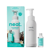 Neat Foaming Body Wash Coconut & Vanilla Bean 500ml, imported from the UK