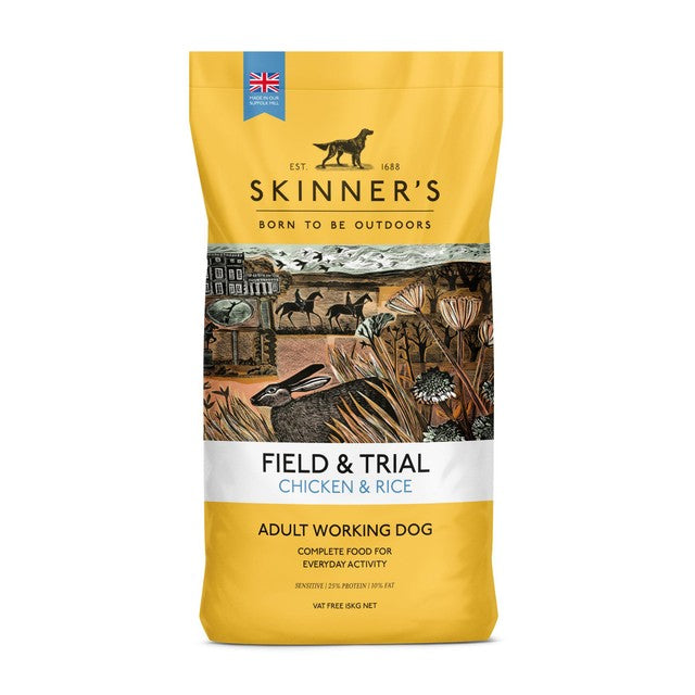 Skinners chicken and rice dry dog food 15kg (British brand)