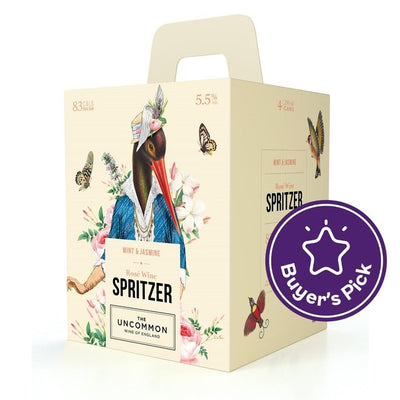 The Uncommon English Rose Mint and Jasmine Rosé Spritzer 4 x 250ml