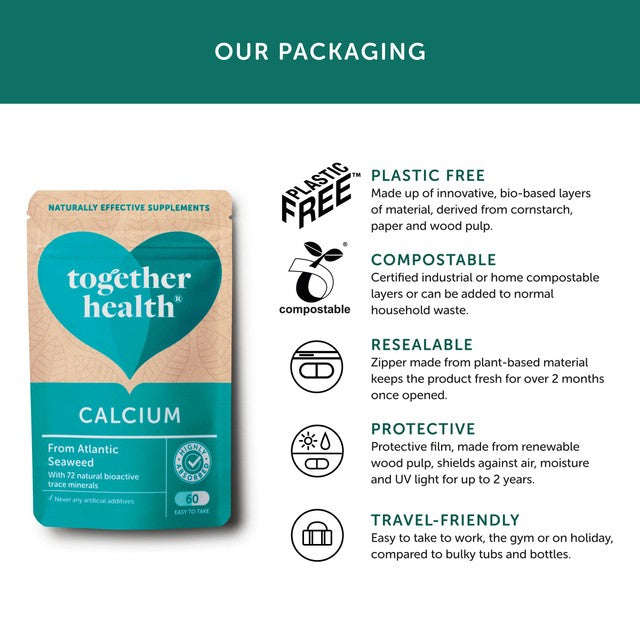 Together Health natural calcium from seaweed supplement capsules (British brand)