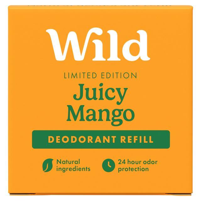 Natural Rhubarb Raspberry Scented Deodorant Refill 40g