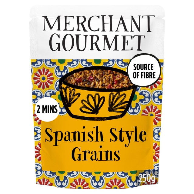 Merchant Gourmet Spanish-Style Grains & Rice 250g, imported from the UK