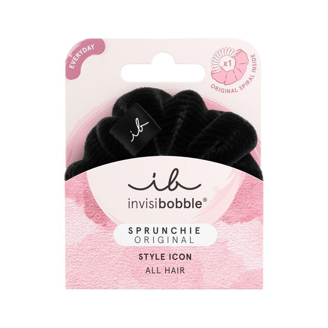Invisibobble SPRUNCHIE spiral scrunchie true black, UK version