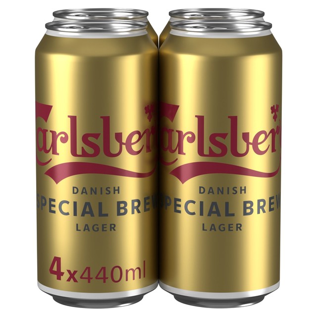 Carlsberg Special Brew strong lager 4 x 440ml cans - British product