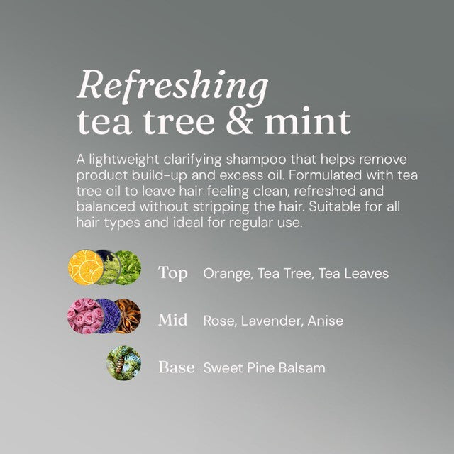 Miniml clarifying shampoo tea tree and mint (British brand)