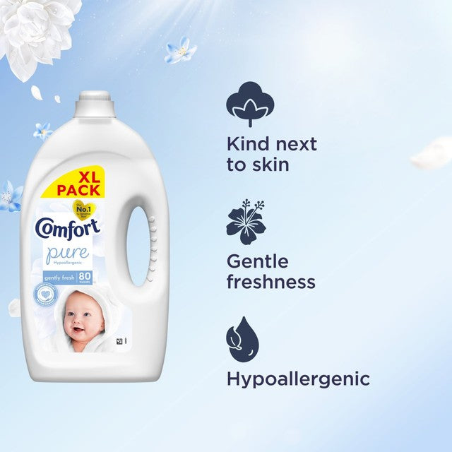 Comfort Pure fabric conditioner 2490ml - British product
