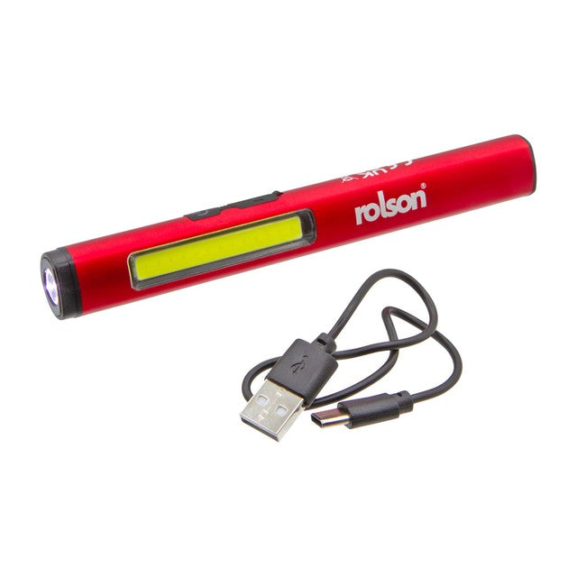 Rolson 3W rechargeable pen light, imported from the UK