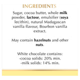 Lindt natural vanilla white chocolate bar 100g, UK version