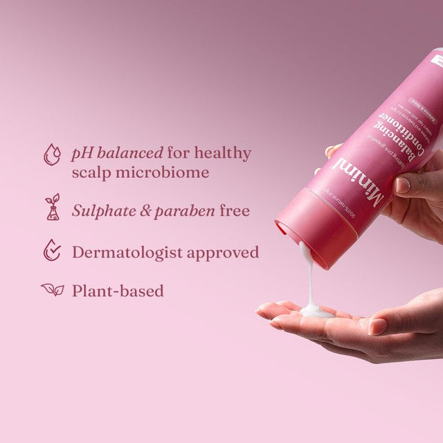 Miniml balancing hair conditioner pink grapefruit, imported from the UK