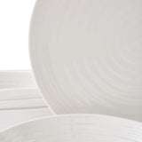 Sophie Conran white porcelain coupe 12-piece dinner set (British brand)