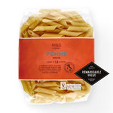 M&S penne pasta 500g, imported from the UK