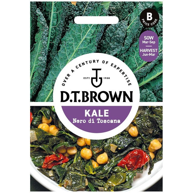 Mr Fothergills Seeds - D.T. Brown Kale Nero di Toscana