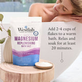 Westlab Magnesium Flakes bath salts 800g (British brand)