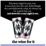 Most Wanted pale rosé wine in a can (British brand)
