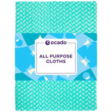 Ocado all purpose cleaning cloths 10 pack 52x38cm, imported from the UK