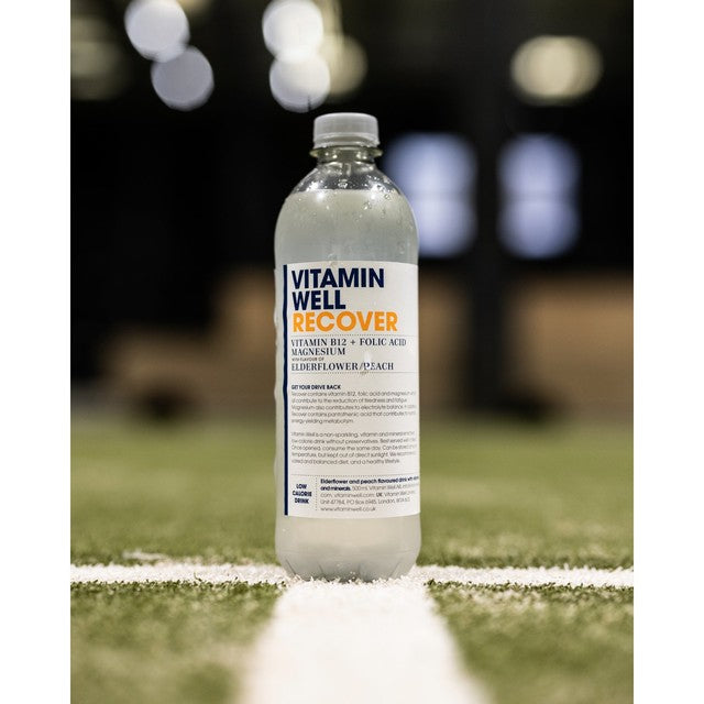 Vitamin Well elderflower and peach flavoured vitamin water 500ml (British brand)