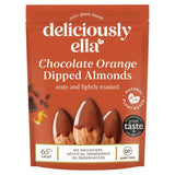 Deliciously Ella chocolate orange dipped almonds 75g - British product