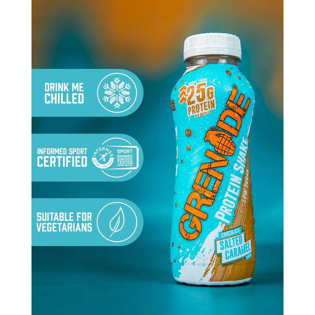 Grenade protein shake salted caramel 330ml, UK version