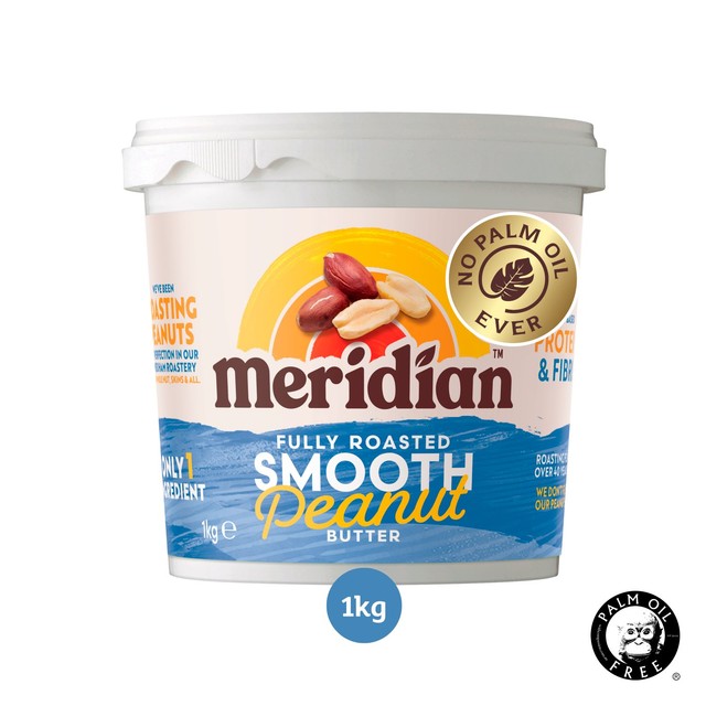 Meridian smooth peanut butter 1kg (British brand)