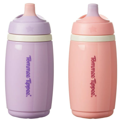 Tommee Tippee Insulated Active Spout Cup Purple/Pink Toddler Cup