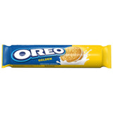 Oreo Golden Vanilla Sandwich Biscuits 154g, imported from the UK