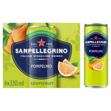 San Pellegrino grapefruit sparkling drink 6 x 330ml cans (British brand)