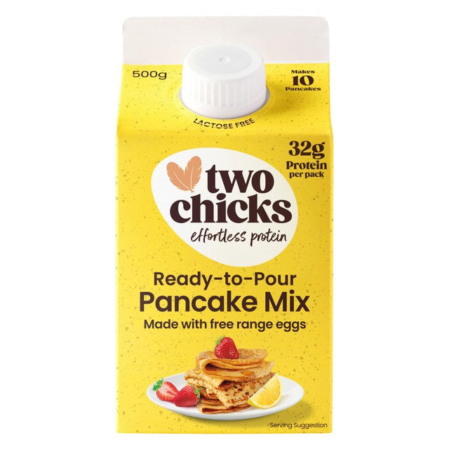 Two Chicks pancake mix - British product