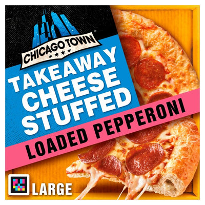 Pizza Surgelée Chicago Town Takeaway Cheesy Stuffed Crust Pepperoni Large