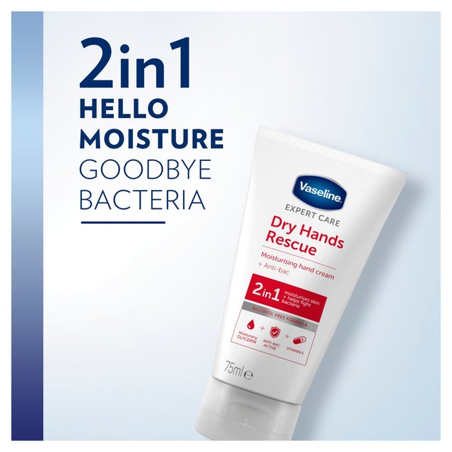 Vaseline Anti-Bac hand cream 75ml (British brand)