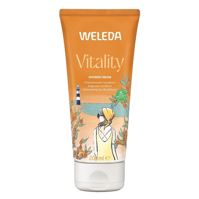 Weleda Sea Buckthorn Creamy Body Wash 200ml (British brand)