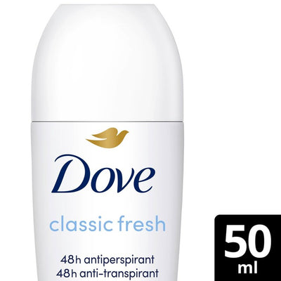 M&S Dove Women's Classic Fresh Anti-Perspirant Deodorant Roll-On 50ml- Buy online at McGrocer
