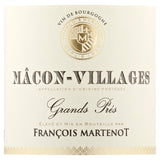 Francois Martenot Burgundy Macon Villages white wine 75cl - British product
