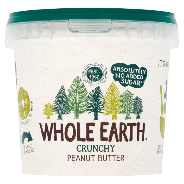 Whole Earth crunchy peanut butter 1kg (British brand)