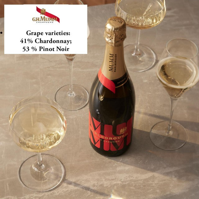 Mumm Brut Prestige sparkling wine (British brand)