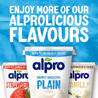 M&S Alpro Plain Natural Soya Yoghurt Alternative 500g- Buy online at McGrocer