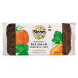 Biona organic rye and pumpkin seed bread 500g - British product