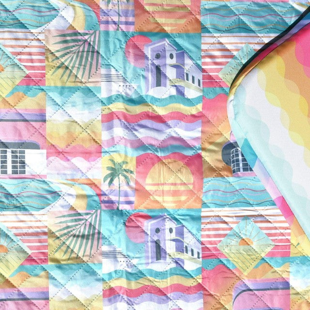 Summerhouse Coconut Grove XL Picnic Blanket, UK version