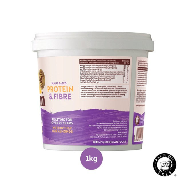 Meridian smooth almond butter 100% 1kg, imported from the UK