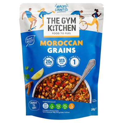 M&S The Gym Kitchen Moroccan Grains Microwavable Grain Mix 250g- Buy online at McGrocer