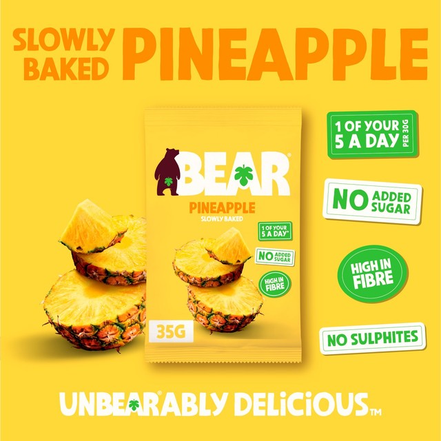 Urban Fruit dried pineapple snack 35g - British product