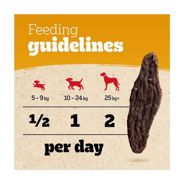 Pedigree Ranchos Jerkies chicken dog chew treat 70g, imported from the UK