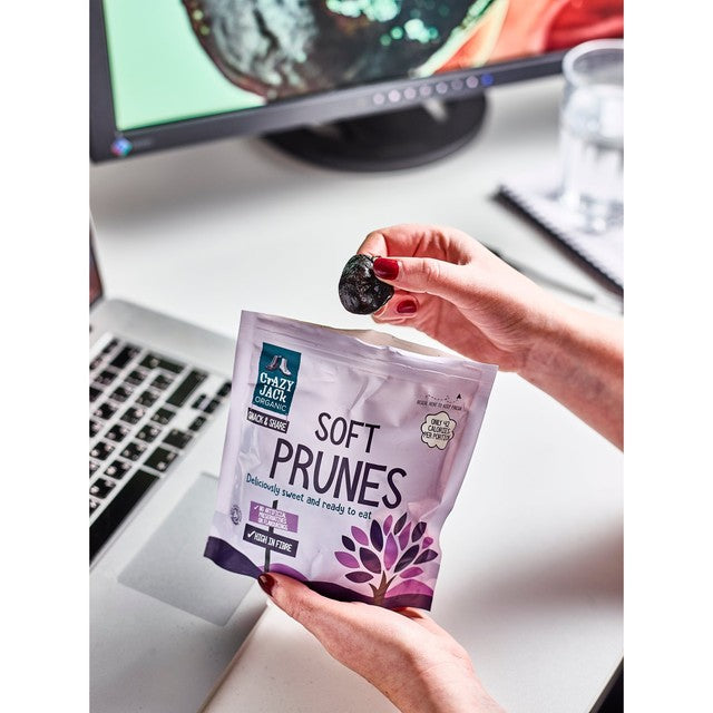 Crazy Jack organic soft prunes 200g - British product
