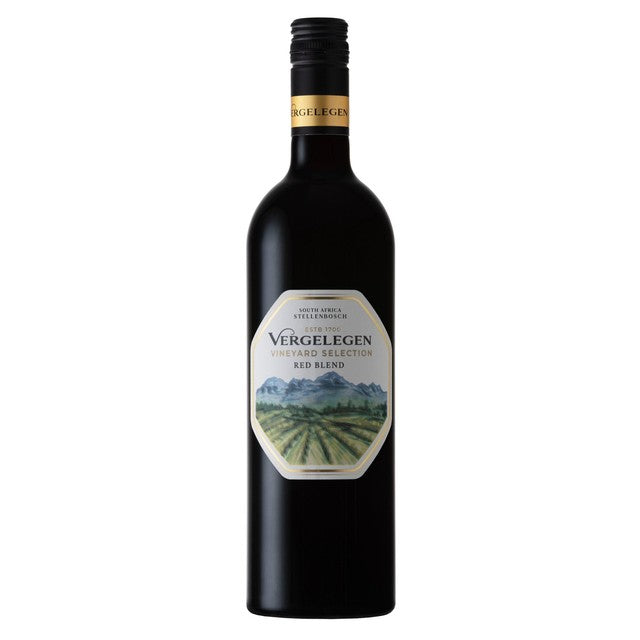 Vergelegen red blend wine, UK version