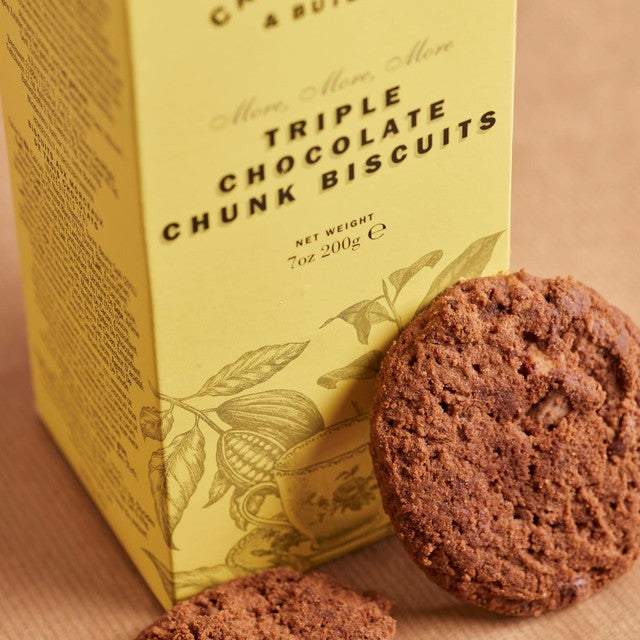 Cartwright & Butler triple chocolate chunk biscuits 200g - British product